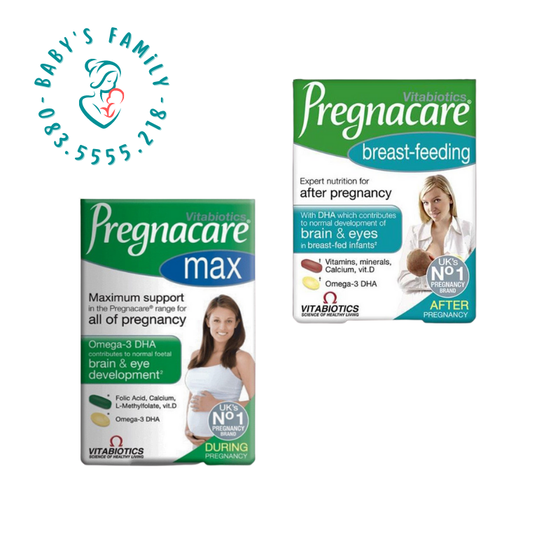 Vitamin Tổng Hợp Pregnacare Max Bầu - Pregnacare Breast Feeding Bú Sau Sinh Anh Quốc