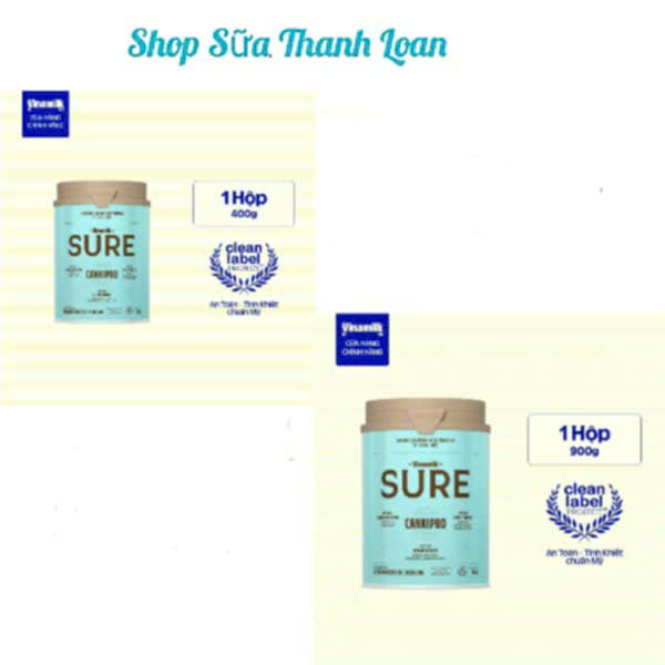   HSD T10-2027   Mẫu Mới  Sữa Bột Vinamilk Canxi Pro Hộp 400g  900g. 