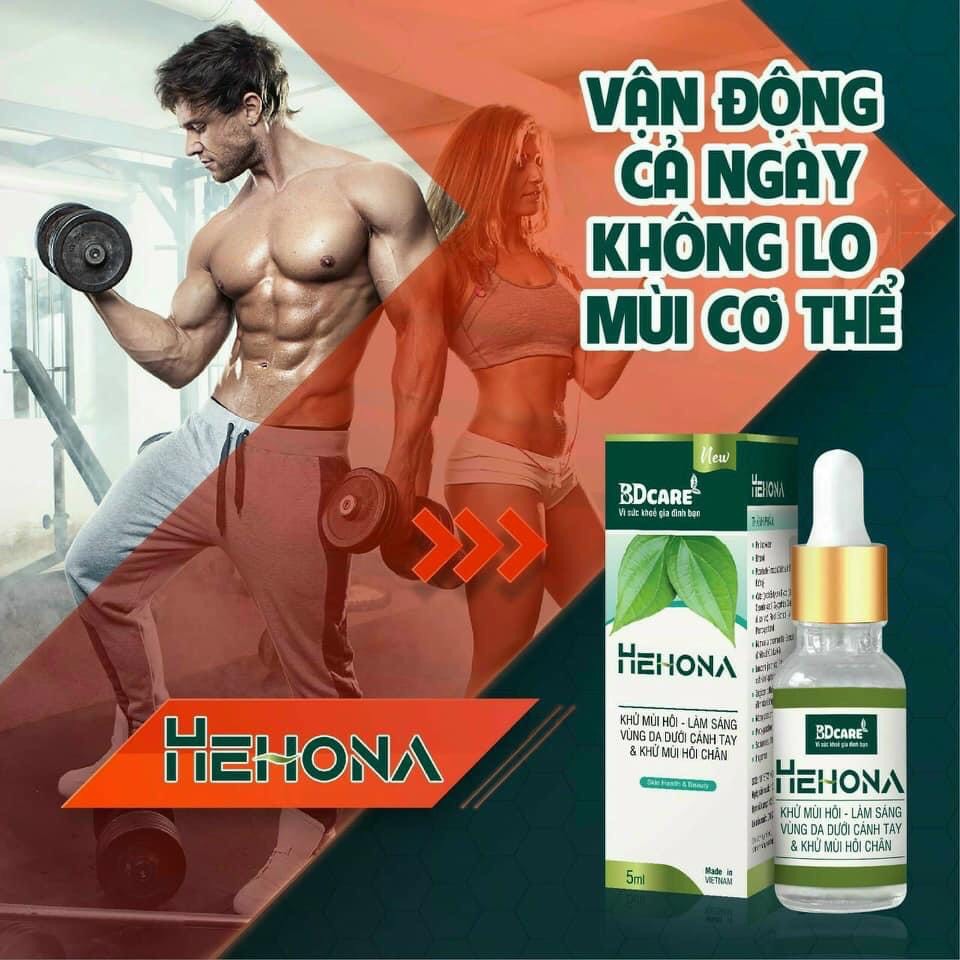 [Freeship mua 2 hộp] Serum ngừa Hôi Chân Hôi Nách, đỗ Mồ Hôi tay HEHONA - Amione-chiết xuất từ những thảo được từ 100% thiên nhiên, lành tính không gây kích ứng cho da