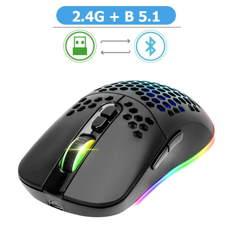 Chuột không dây bluetooth sử dụng pin sạc E25 có đầu thu và bluetooth dùng được cho mọi thiết bị máy tính, laptop, macbook, ipad, điện thoại