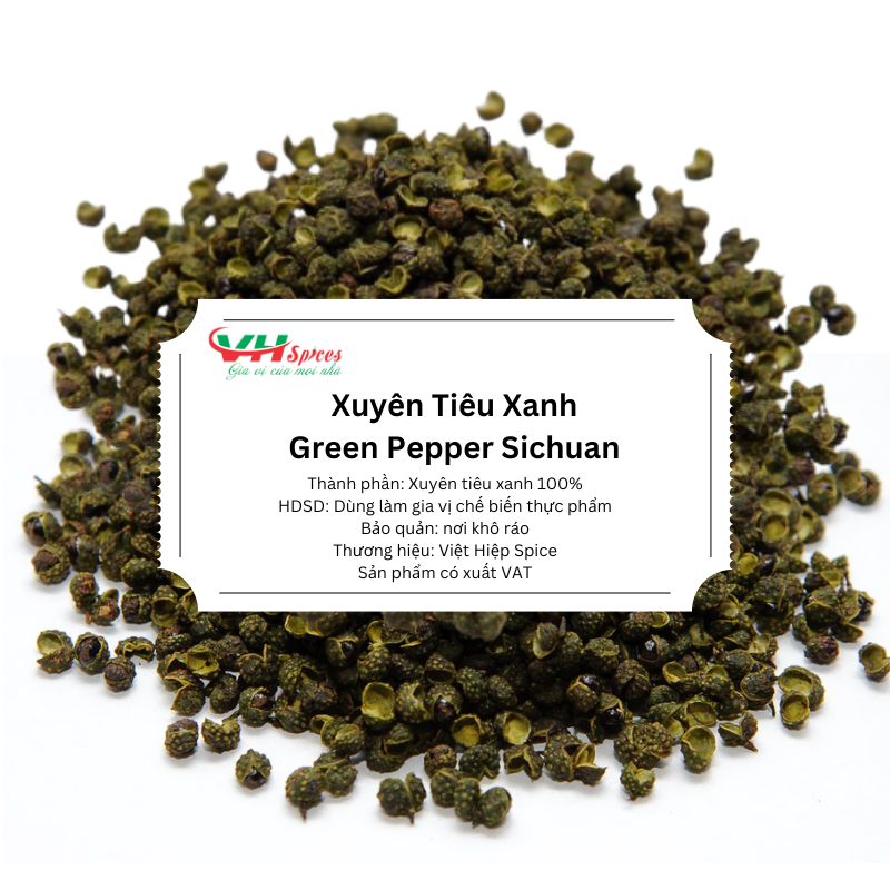 Xuyên Tiêu Xanh(Green Pepper Sichuan) Việt Hiệp