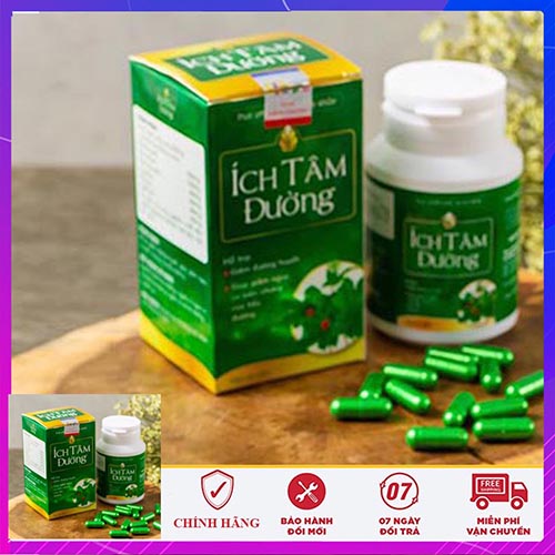 ÍCH TÂM ĐƯỜNG - Hộp 60 Viên - Hỗ trợ điều trị bệnh tiểu đường