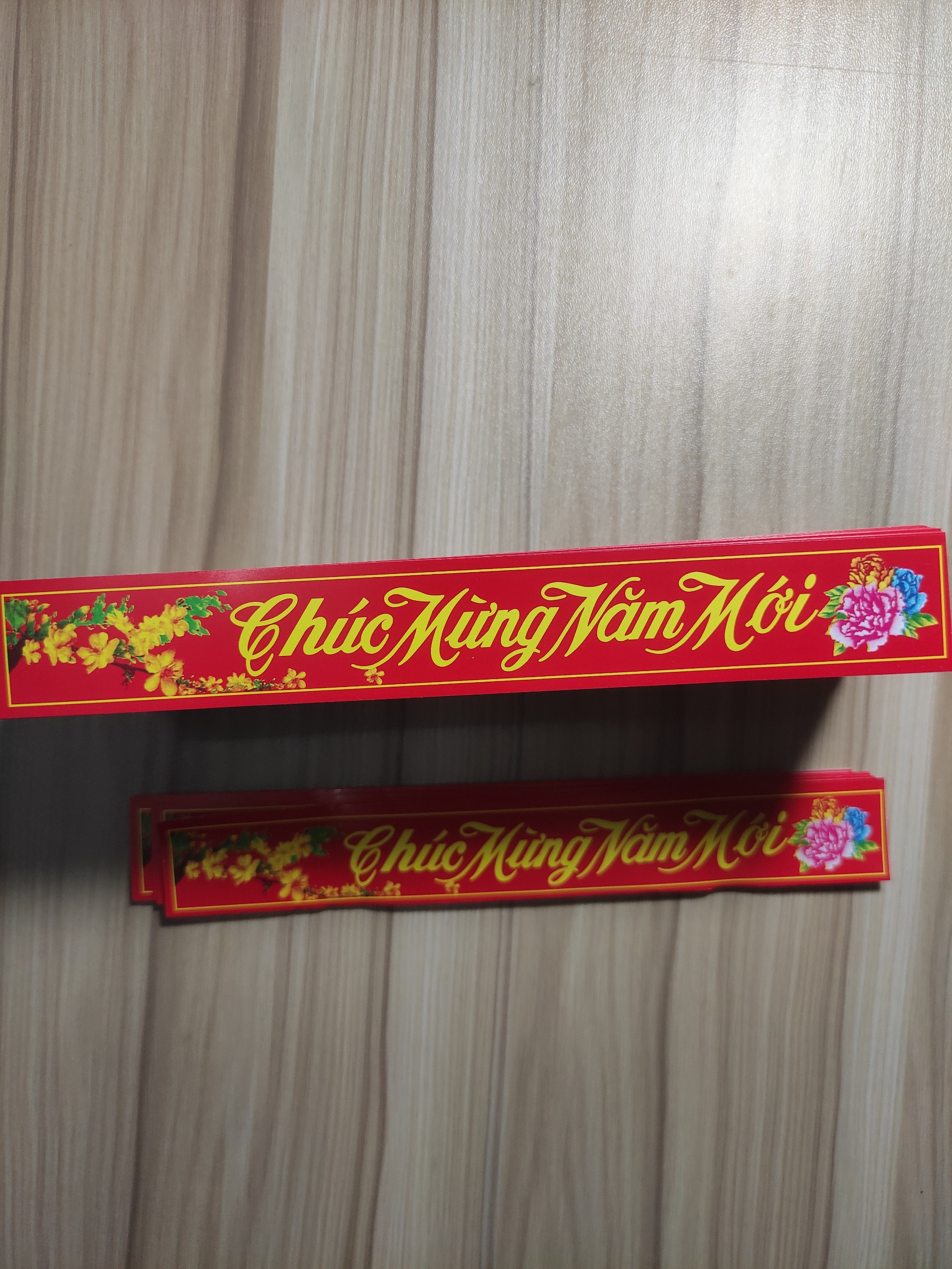 50 Miếng giấy dán Chúc mừng năm mới