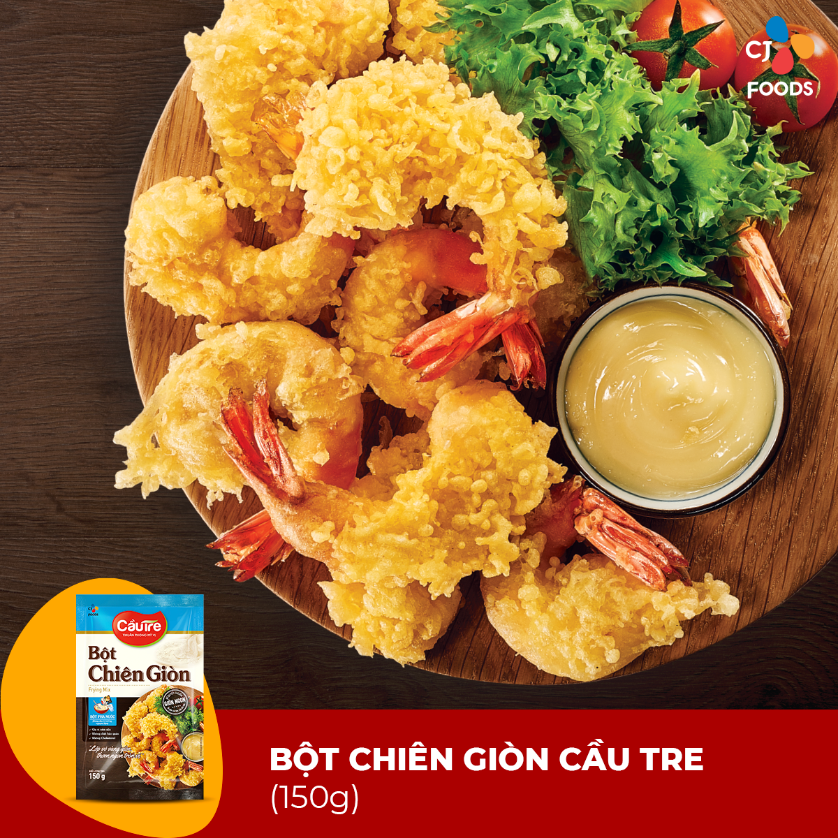Bột Chiên Giòn Cầu Tre Gói 150G