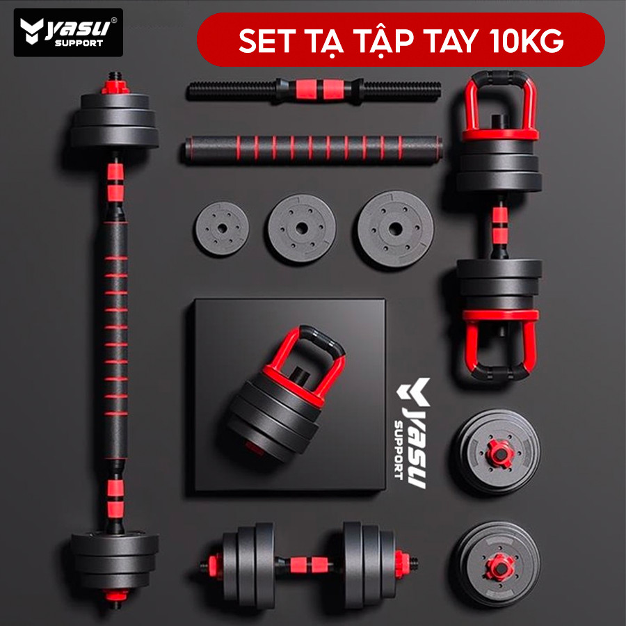 Bộ tạ tay 10kg dumbell set cao cấp