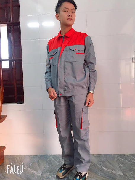 Bộ đồ lao động kaki liên doanh loại dày SHUNI -006B cho kỹ sư, thợ cơ khí