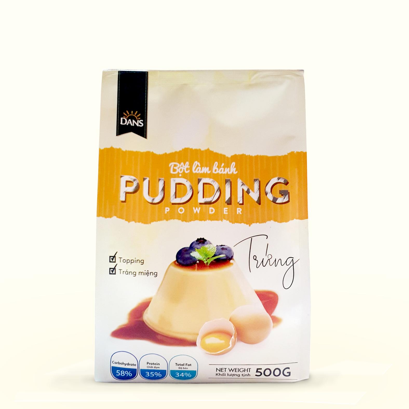 Bột pudding trứng dans 500gr