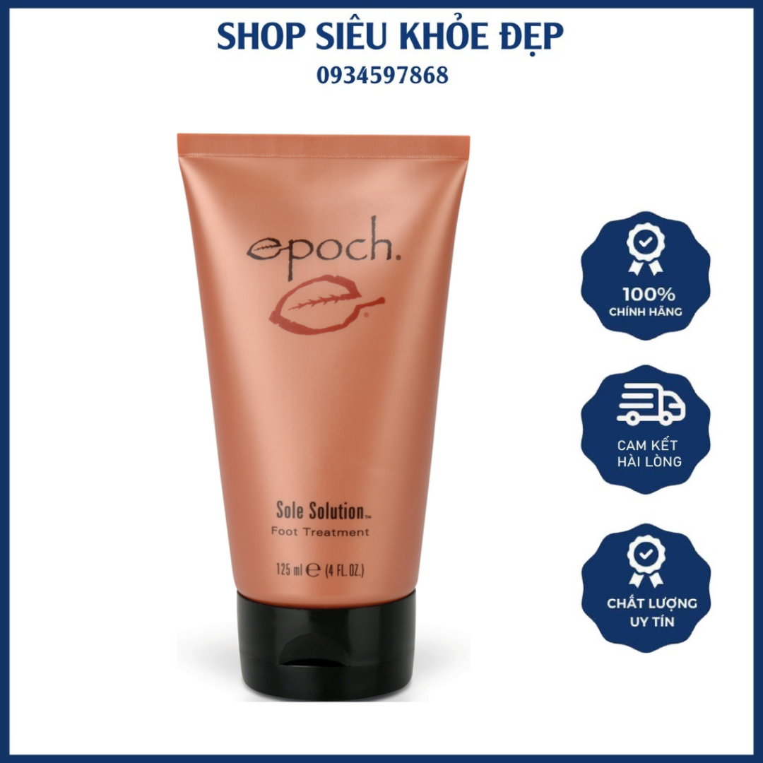 Kem bôi giúp giảm nứt gót chân epoch sole solution 125ml giúp bàn chân mềm mịn trắng hồng