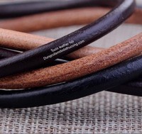 Dây da bò tròn - phụ kiện , phụ liệu làm đồ da handmade