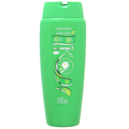Dầu Xả Dược Liệu Thái Dương 3 Hương Lá (Màu Xanh)