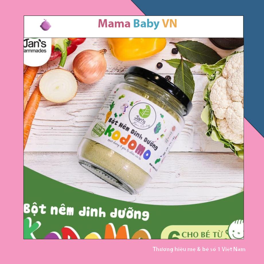 Hạt nêm dinh dưỡng cho bé ăn dặm Kodomo Jan’s 90g dành cho bé từ 6m Date mới