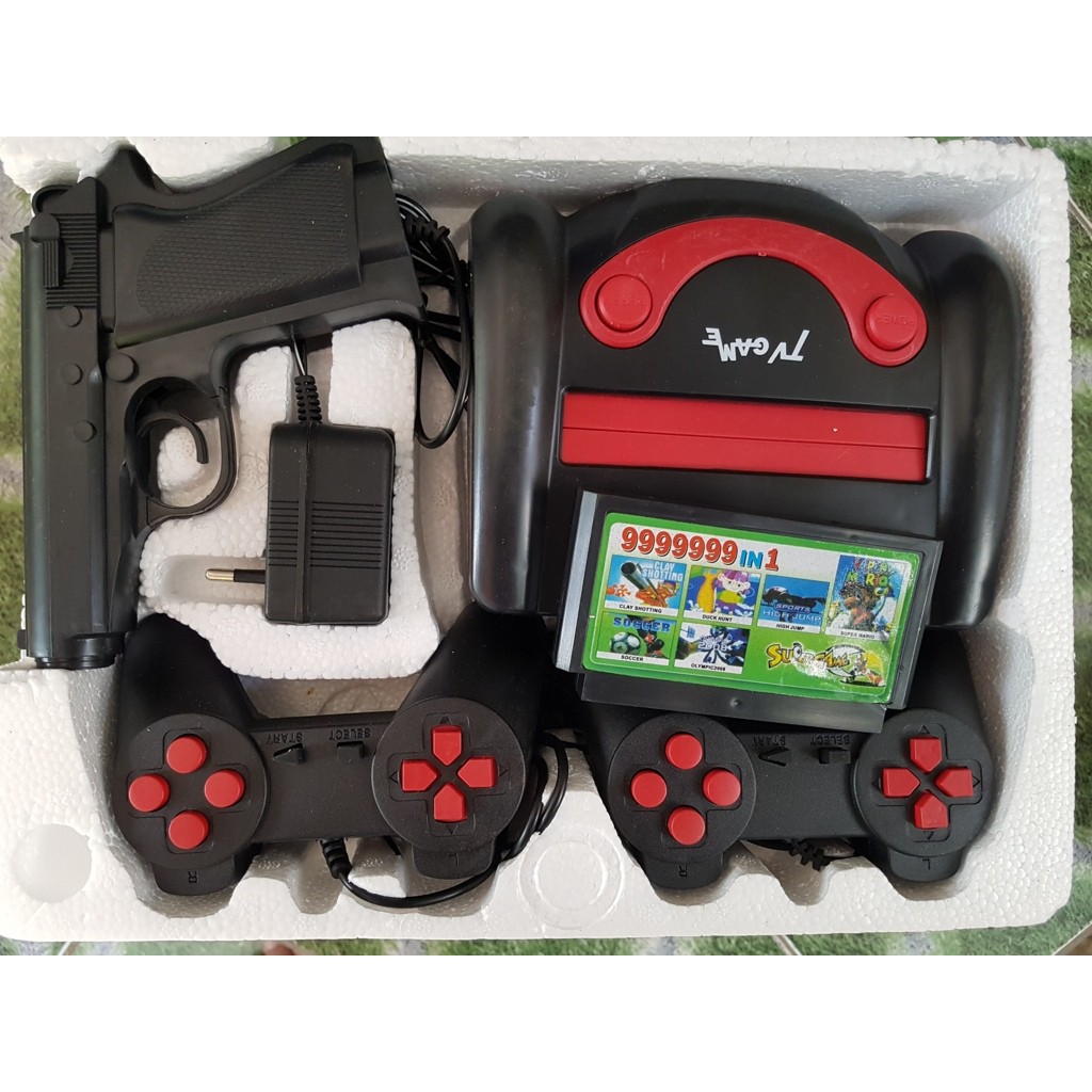 MÁY CHƠI GAME BĂNG 4 NÚT KJM-06 - TẶNG KÈM 1 BĂNG GAME ( CÓ BẮN VỊT )