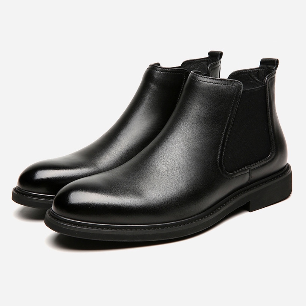 Giày chelsea boots nam giày bốt nam cổ lửng thoải mái vận động ngày hè
