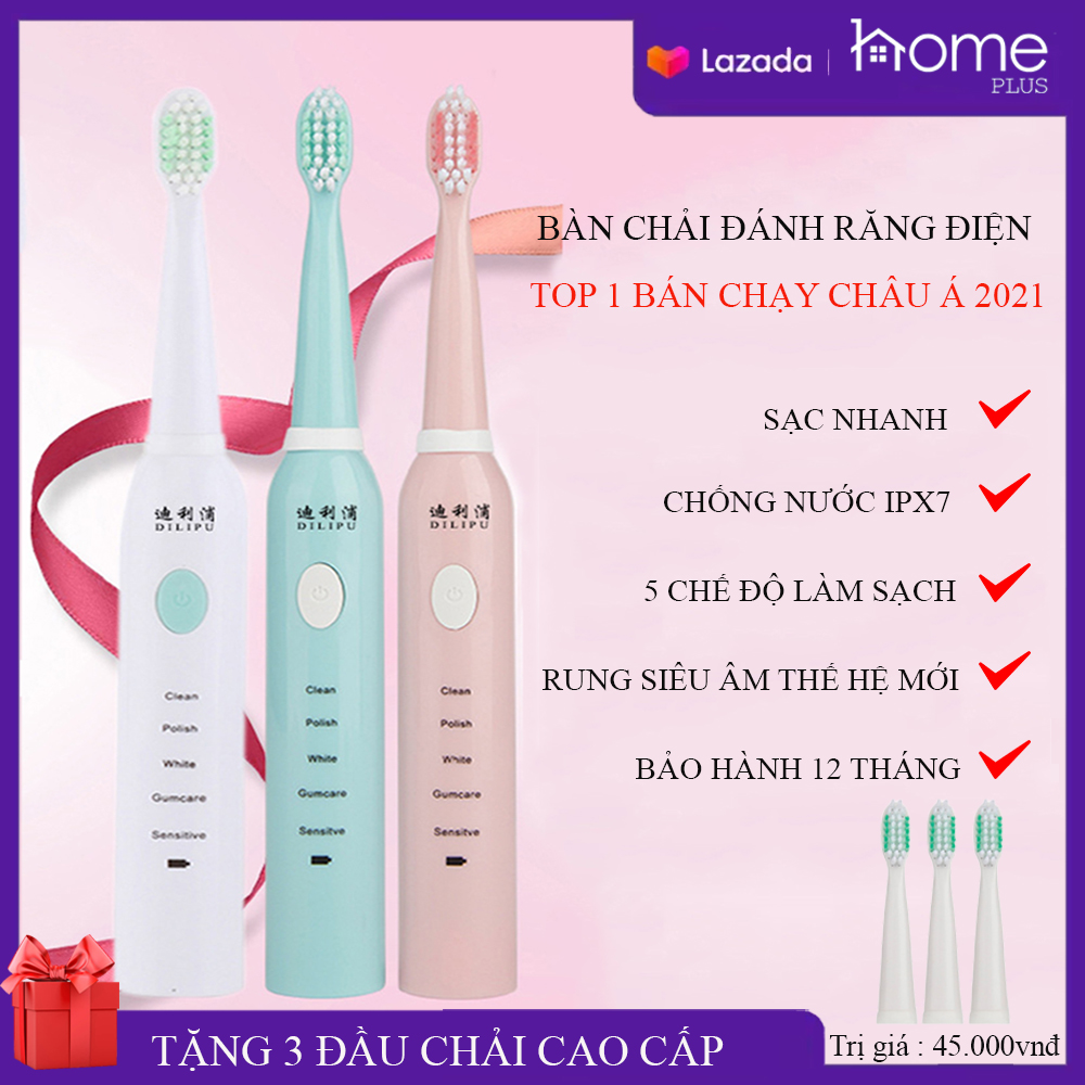 Bàn chải đánh răng điện tự động Sonic thế hệ mới với 5 chế độ cái tiến giúp làm sạch và đánh bay mảng bám lấy lại hàm răng trắng sáng và chắc khoẻ cho bạn. Bảo hành 12 tháng, lỗi đổi mới trong 7 ngày đầu nhận sản phẩm.