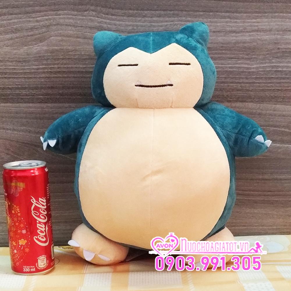 [HCM]TẶNG TÚI QUÀ - GẤU BÔNG POKEMON GẤU MẬP SNORLAX KABIGON 30CM