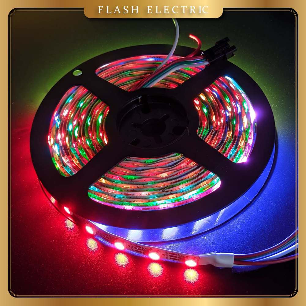 Dây Led Ws2812 không phủ Epoxy 5Vdc - 60 Led / 1 Mét