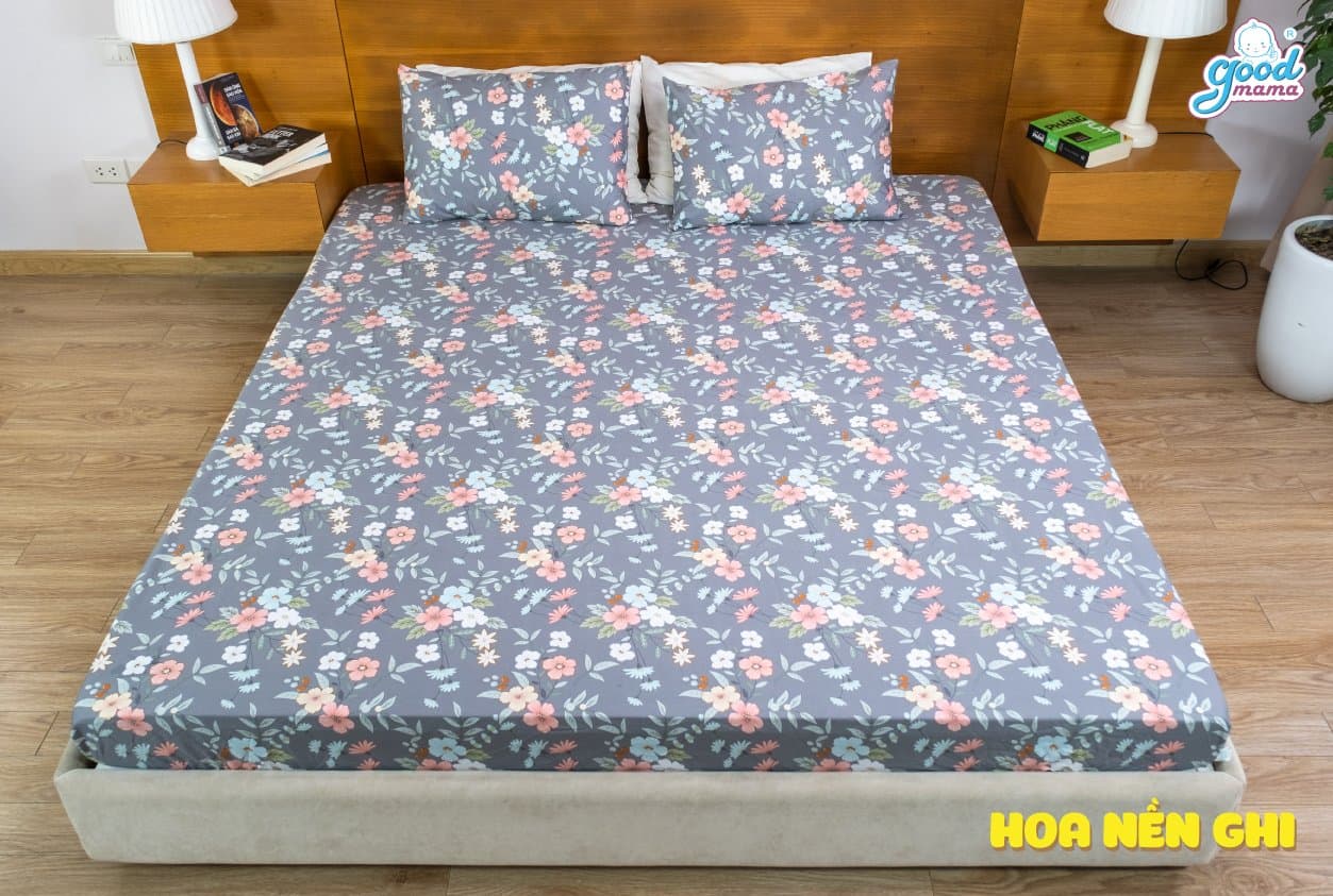 drap chống thấm cao cấp-goodmama ga chống thấm kt 1m8*2m*20cm ga chống thấm loại 1 bảo hành lớp chống thấm 6 tháng