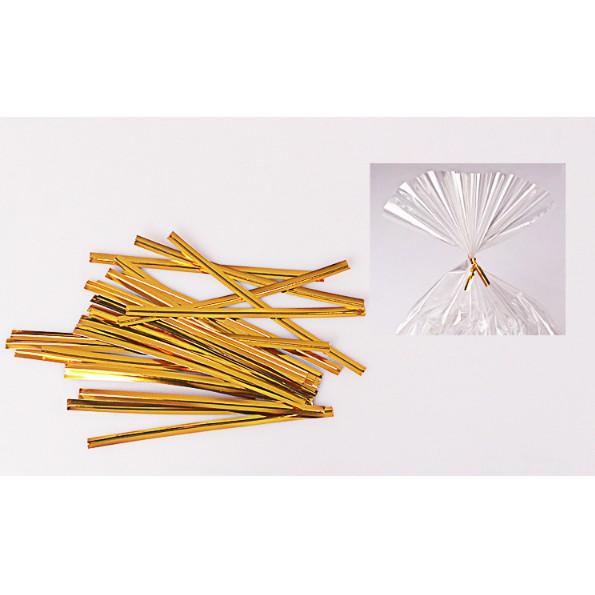 100 cái dây kẽm cột túi 8cm