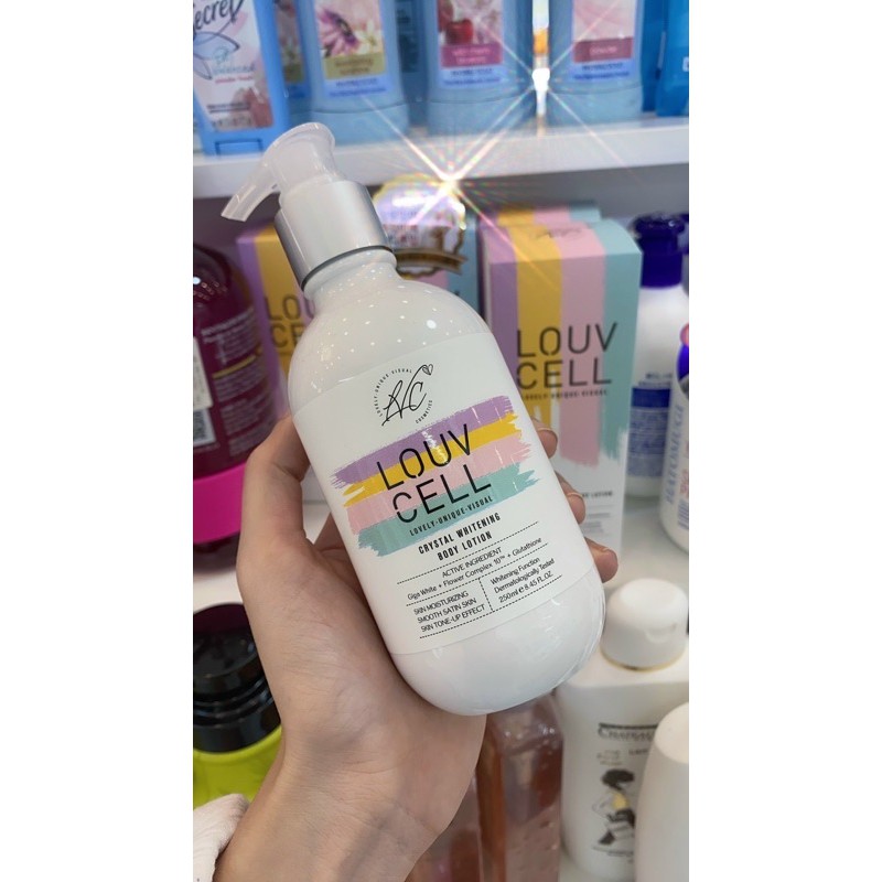 Dưỡng Thể trắng da LOUV CELL Crystal Whitening Body Lotion.-