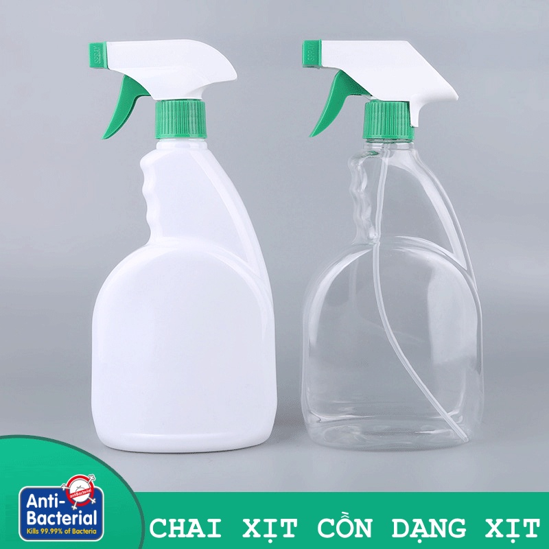 Chai đựng cồn xịt khuẩn dạng xịt. giao màu ngẫu nhiên