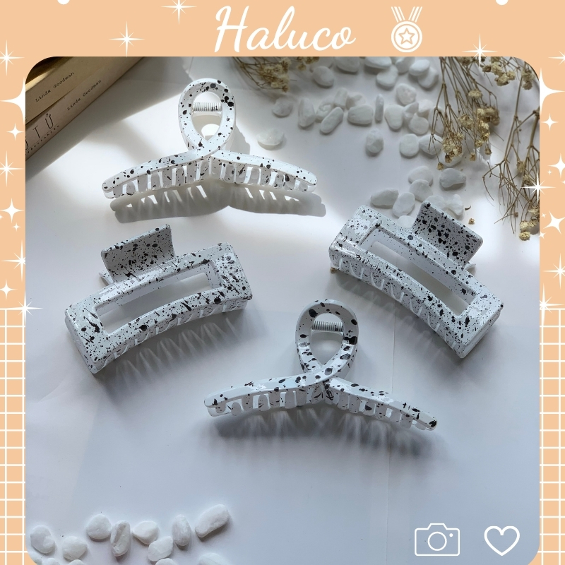 Kẹp tóc Hàn Quốc,kẹp tóc càng cua bò sữa Haluco.accessories KT03