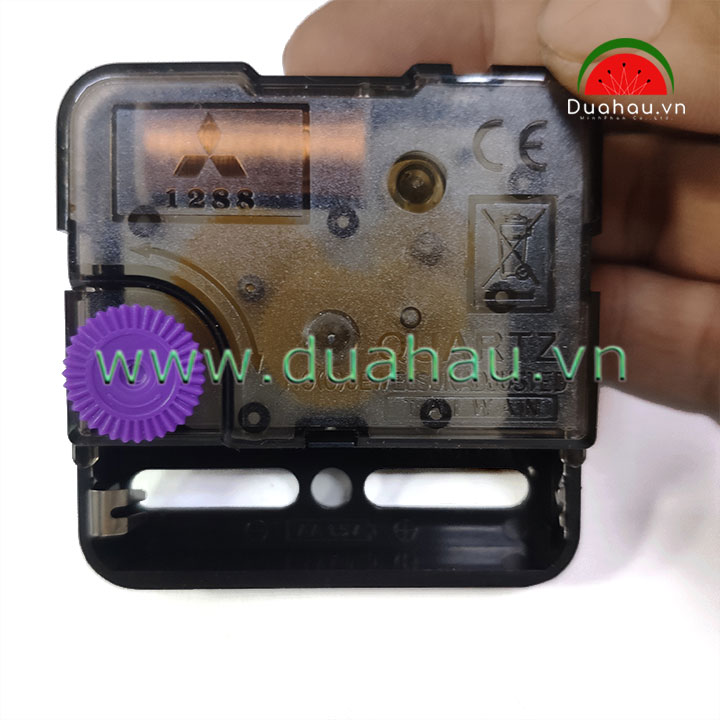 Đồng hồ trôi tím kim trôi - gồm 3 kim giờ phút giây và ốc long đền
