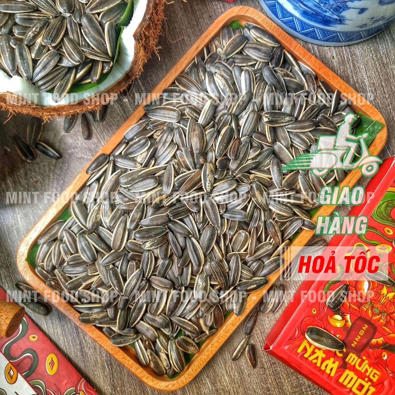Duy Mang sunflower seed-can 300gr-bag 1kg