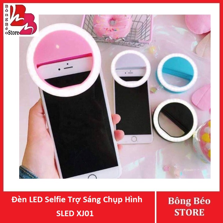Đèn LED Selfie Trợ Sáng Chụp Hình SLED XJ01, Đèn Trợ Sáng Chụp Ảnh Gắn Điện Thoại