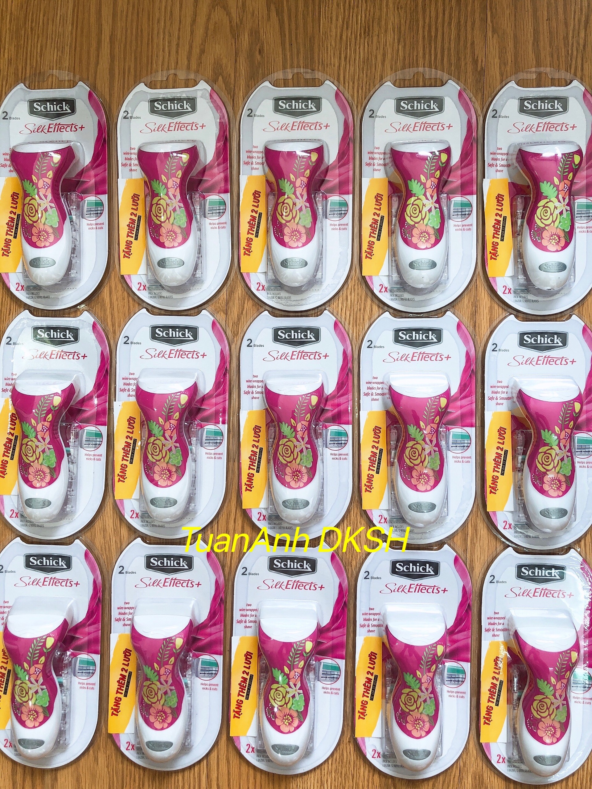 Bộ dao cạo thay lưỡi dành cho nữ schick silk effects . - hàng chính hãng dksh việt nam.