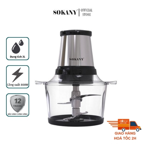 Máy xay thịt đa năng sokany cao cấp chính hãng bảo hành 12 tháng