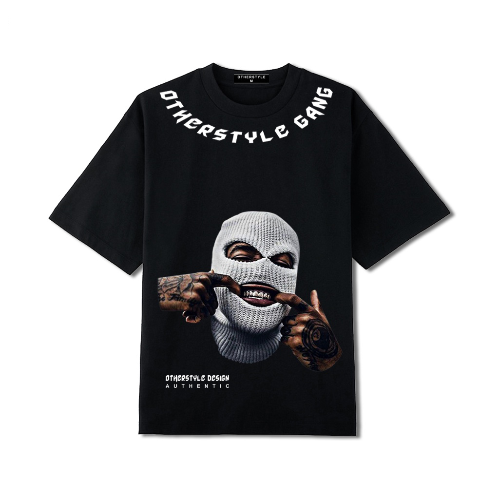 Áo thun unisex tay lỡ form rộng Otherstyle Gang, áo phông phom rộng cổ tròn chất cotton co giãn, mềm mịn giá rẻ