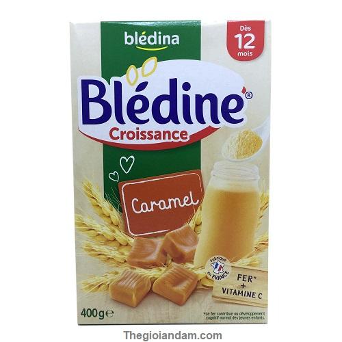 Bột lắc sữa bledina vị caramel 12m+