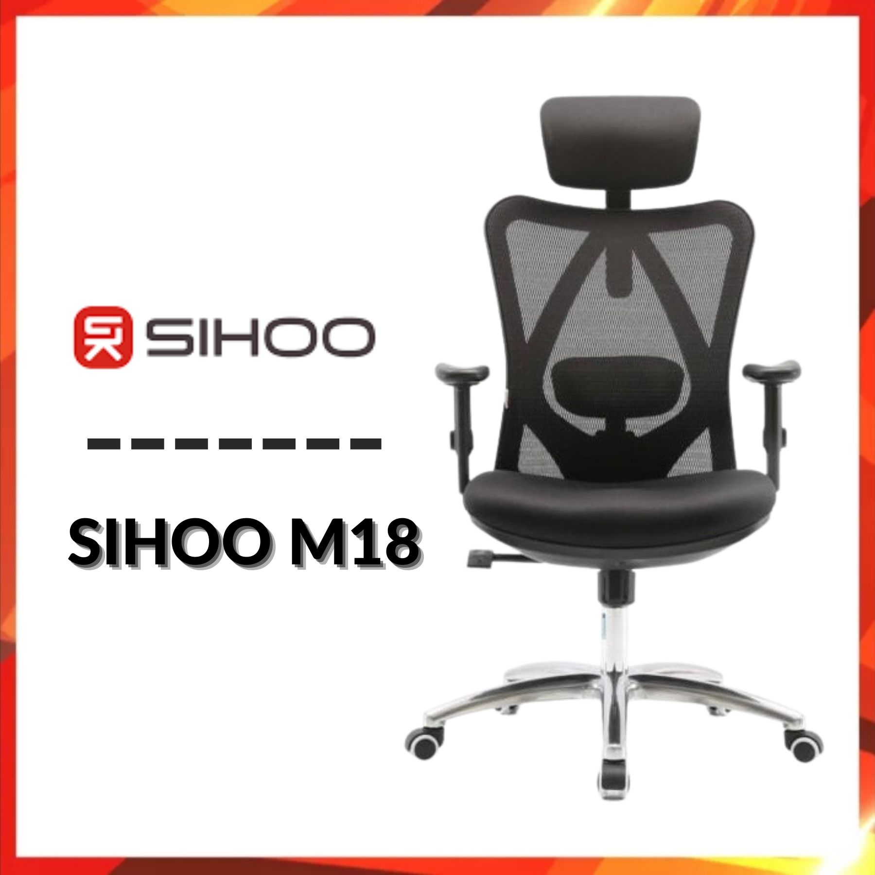 Hỏa Tốc 30 Phút Sihoo M18 Ghế Công Thái Học Văn Phòng Sihoo M18 Bảo Vệ Cột Sống Chính Hãng