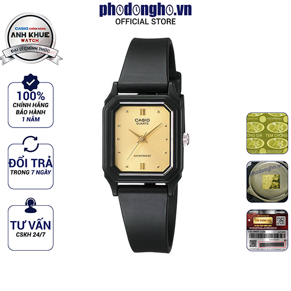 Đồng hồ nữ dây nhựa Casio Anh Khuê LQ-142E-9ADF