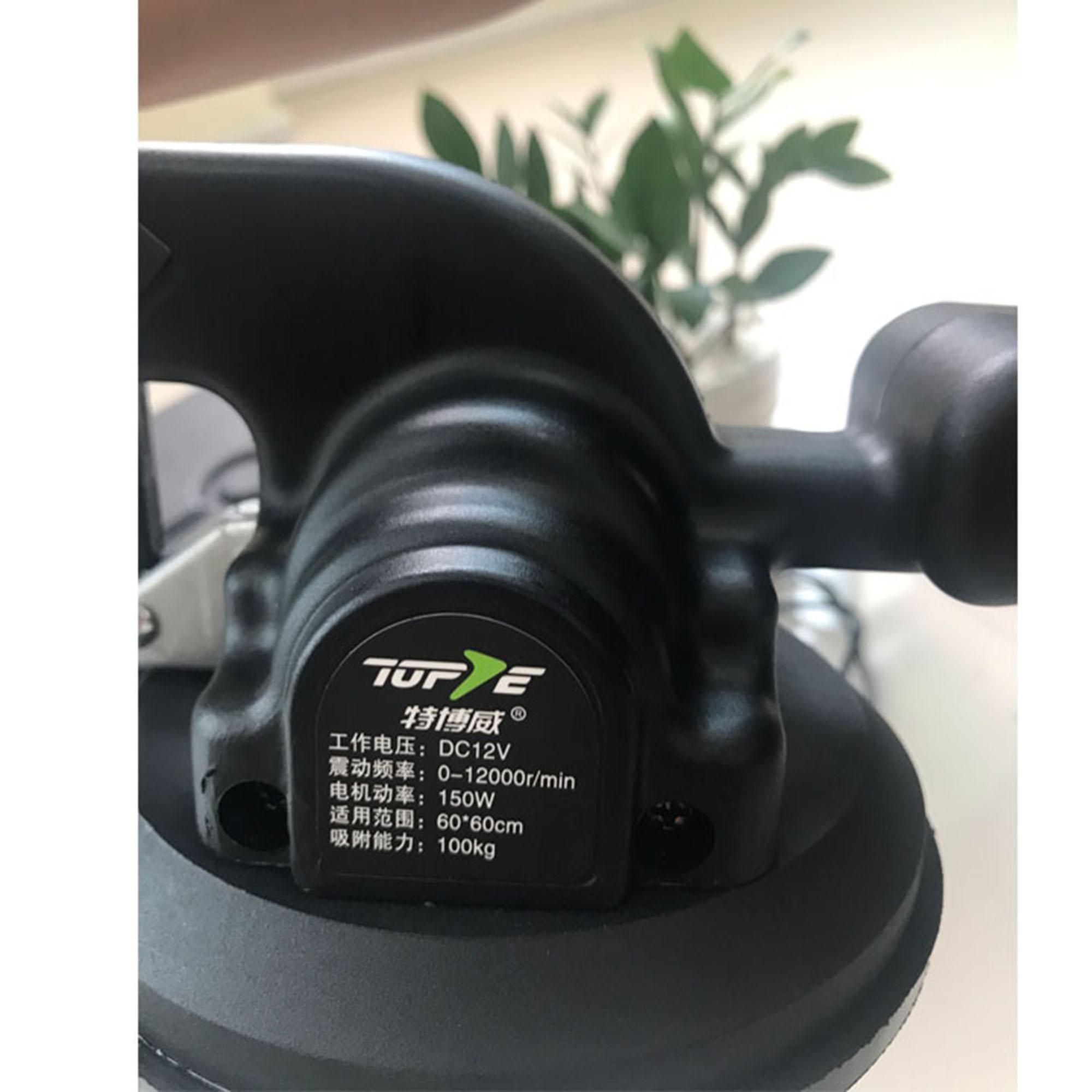 Máy hút và rung lót gạch topvel dụng cụ hữu ích cho các bác thợ