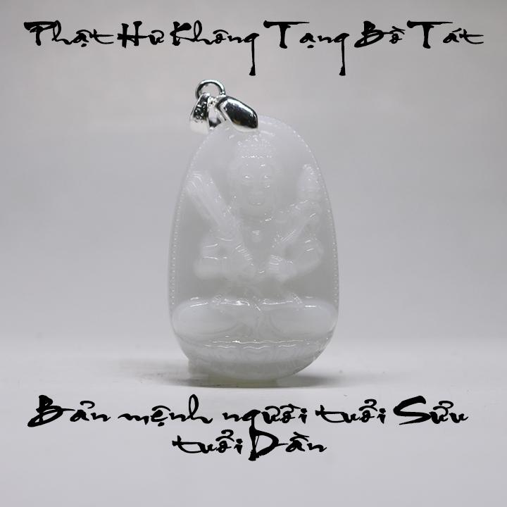 Mặt dây chuyền phật bản mệnh tuổi Sửu, Dần size nhỏ - Phật Hư Không Tạng Bồ Tát