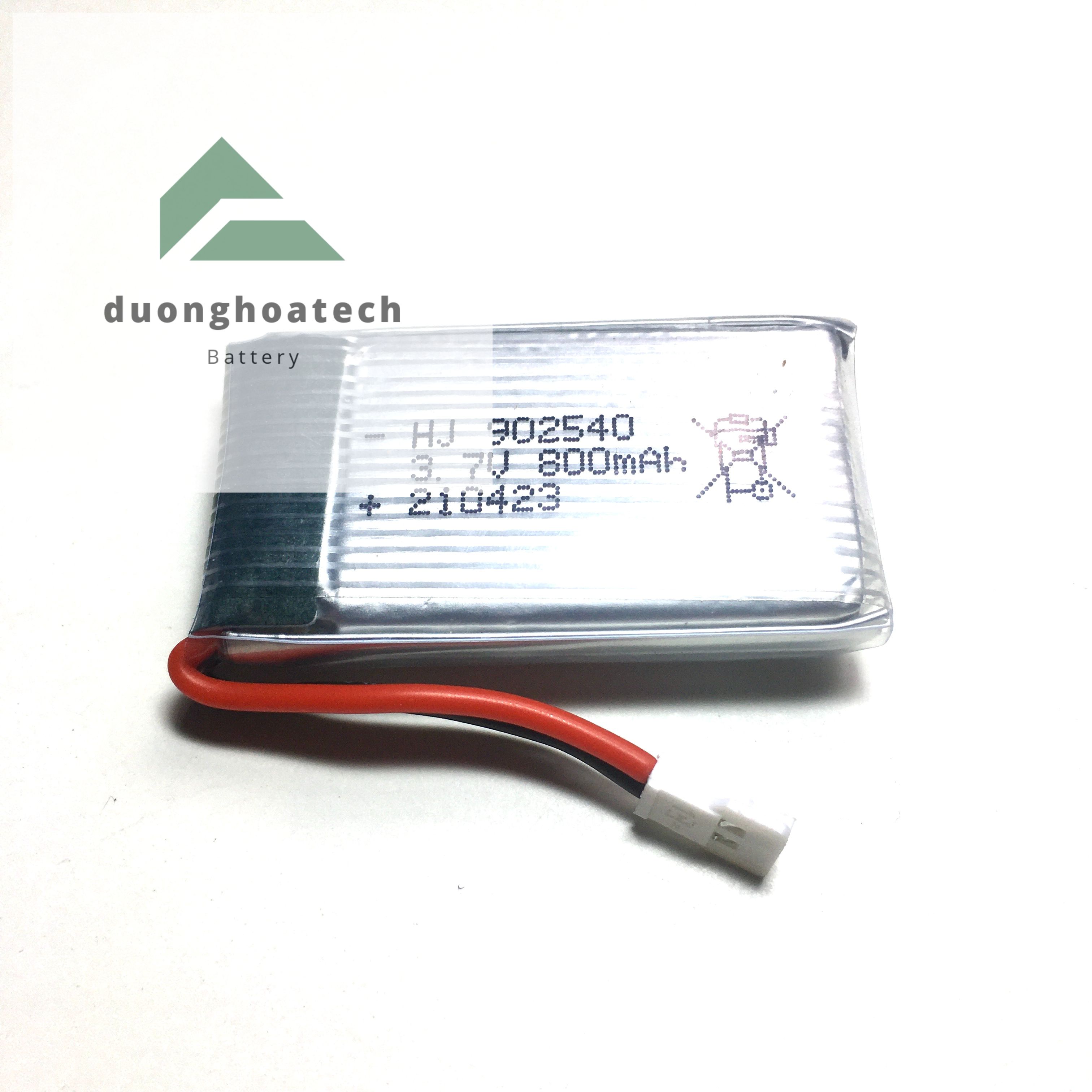 Pin máy bay điều khiển flycam 3.7v dung lượng 800mah 09x25x40mm dòng xả cao 25c