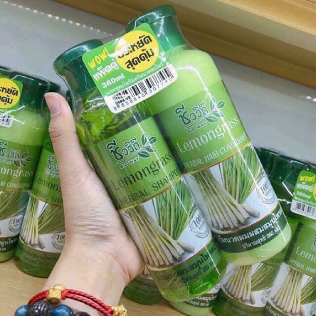 [ HOT ] Cặp Dầu Gội Xả Tinh Chất Sả Chanh Thái Lan