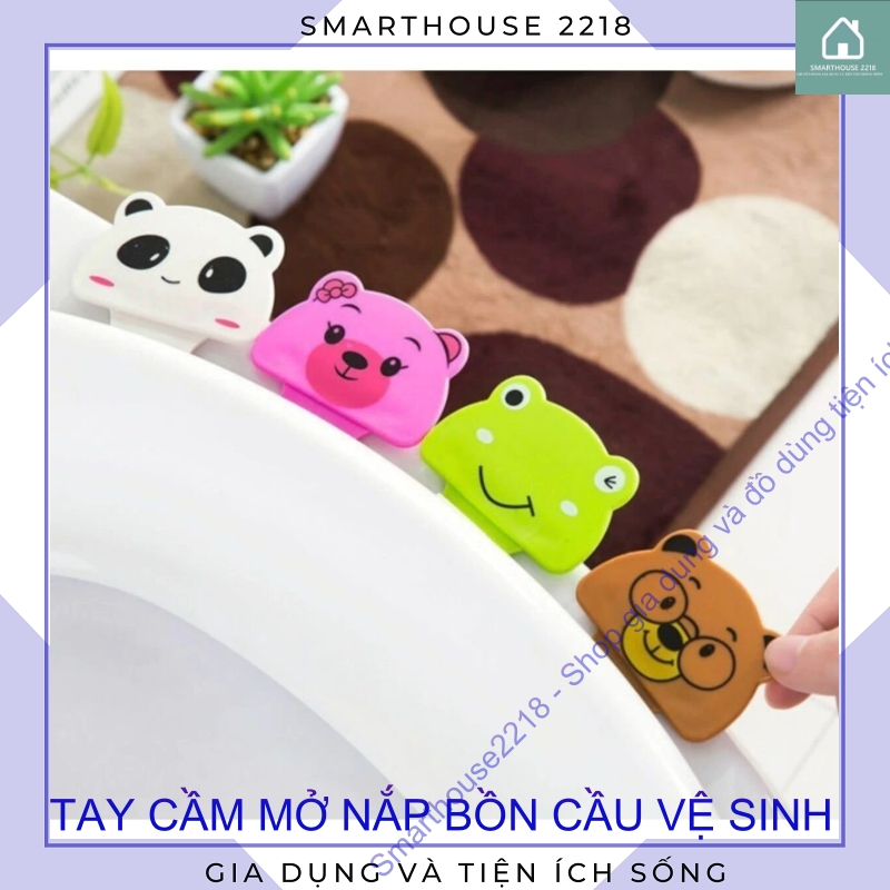 Tay cầm hỗ trợ đóng mở nắp bồn cầu