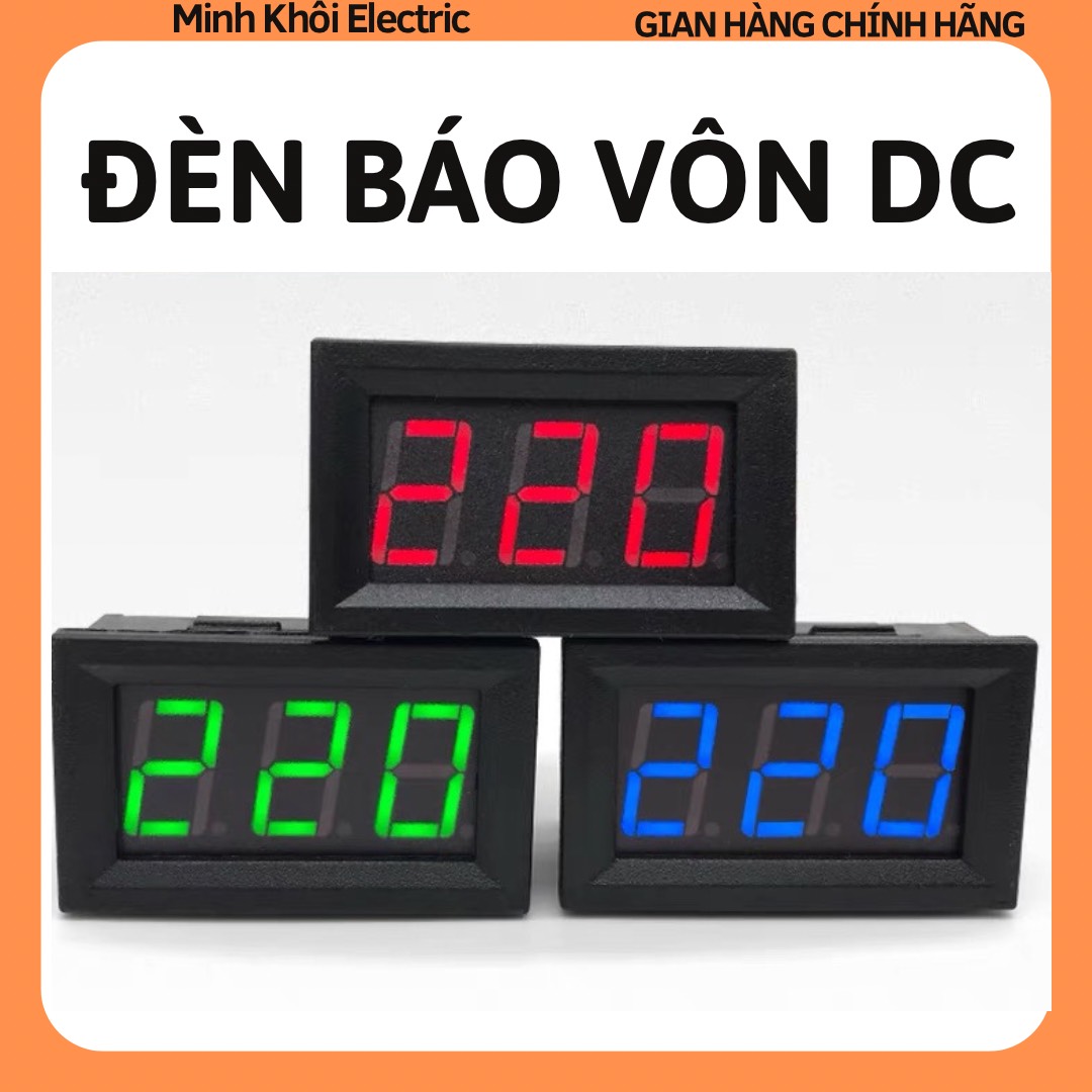 Đồng hồ led báo vôn DC, đo điện áp một chiều ,vôn kế điện tử, máy đo vôn kế DC,đồng hồ đo volt,vôn kế kỹ thuật số,đồng hồ đo vôn, volt kế, volt kế điện tử, volt kỹ thuật số