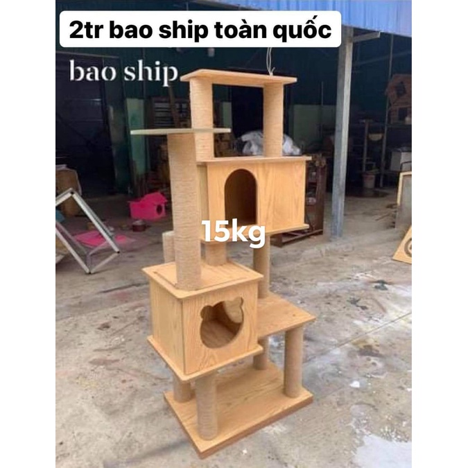 Cây mèo bằng gỗ chất lượng cao bền