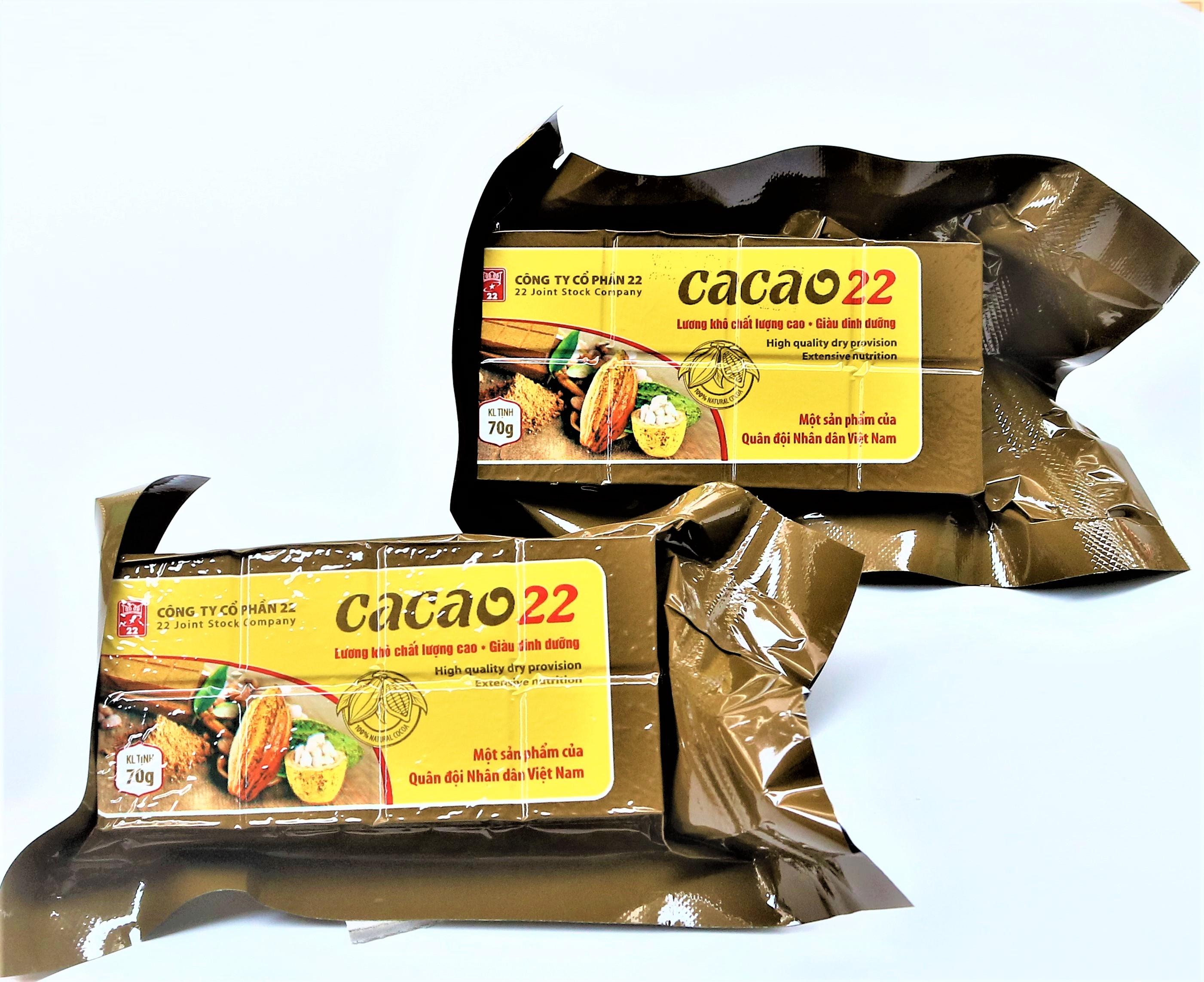 2 Gói Lương Khô Cacao