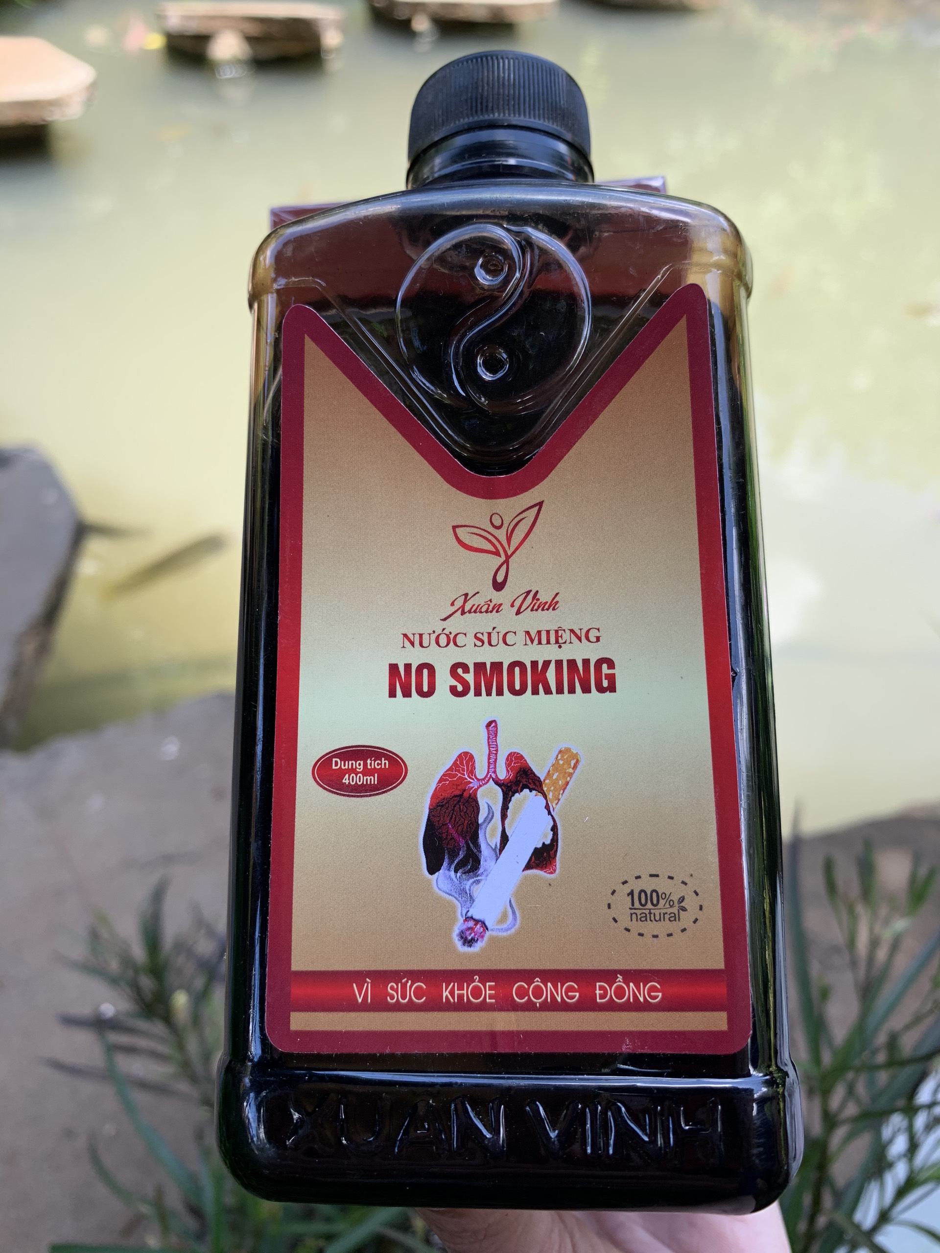 [Chính hãng] Nước Súc Miệng Cai Thuốc Lá, Thuốc Lào No Smoking Xuân Vinh. 400ml. vip loại 1. date xa 2025