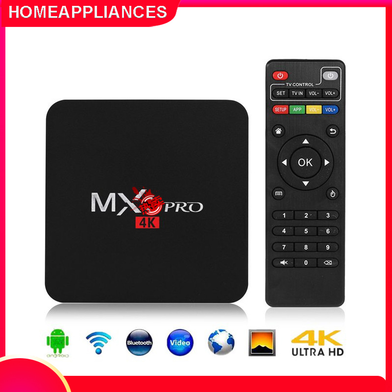 MXQ Pro Android TV Box 1GB 8GB 128GB 4K 5G Wifi Quad Core Smart TV Box
