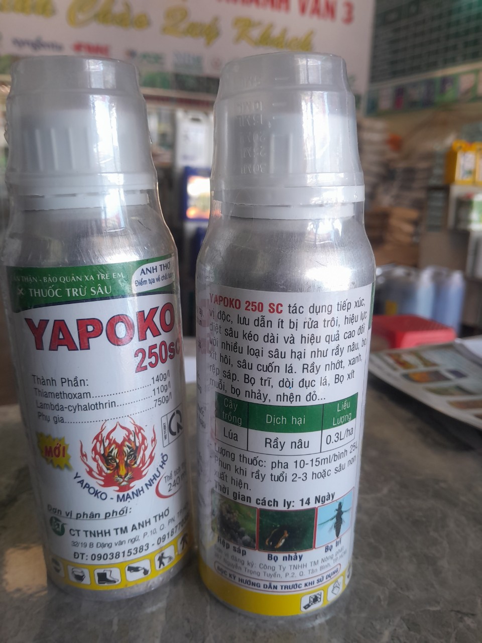 Thuốc trừ sâu yapoko 250 sc 240ml