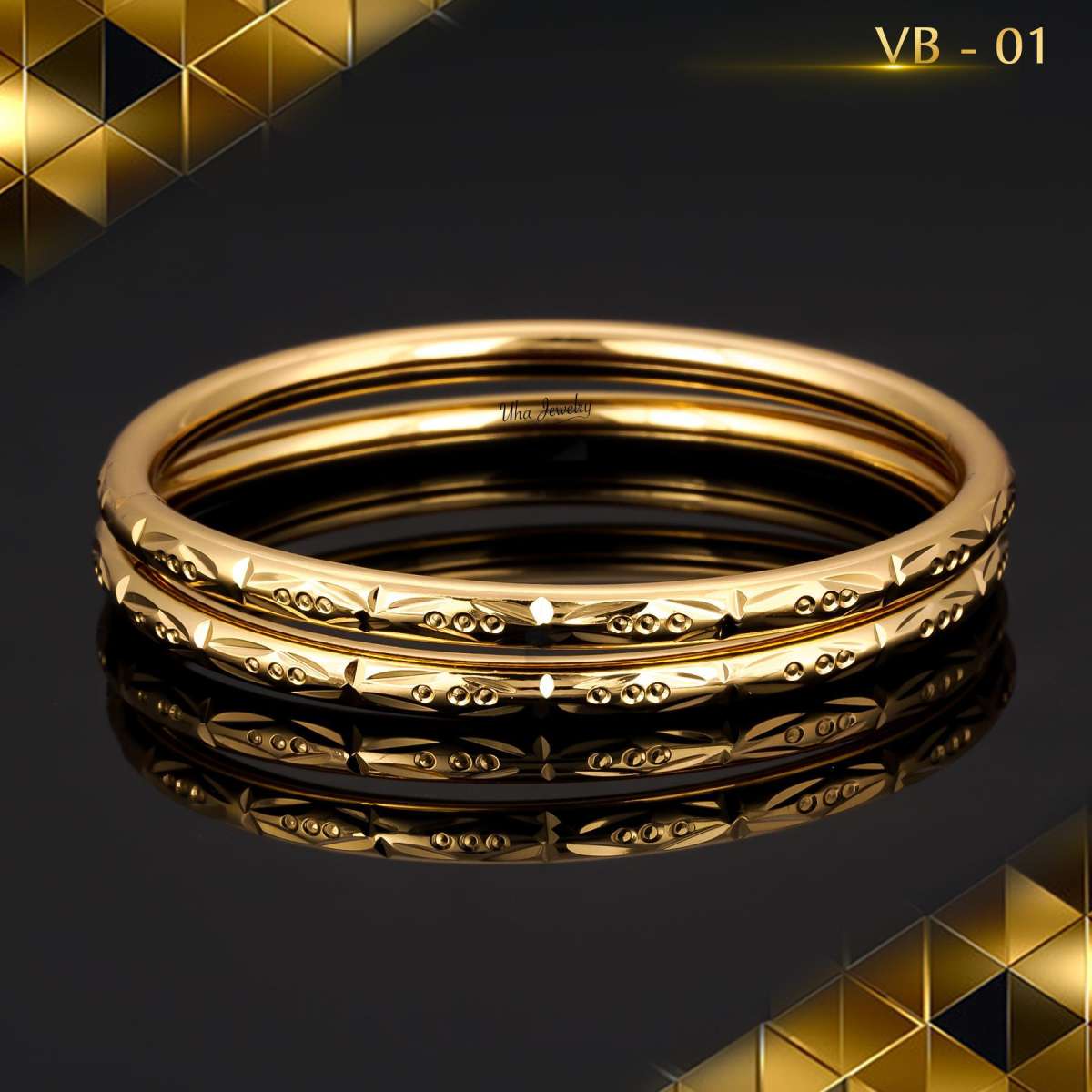 Vòng Bọng, Vòng tay nữ mạ vàng 04 M 14.11 25R