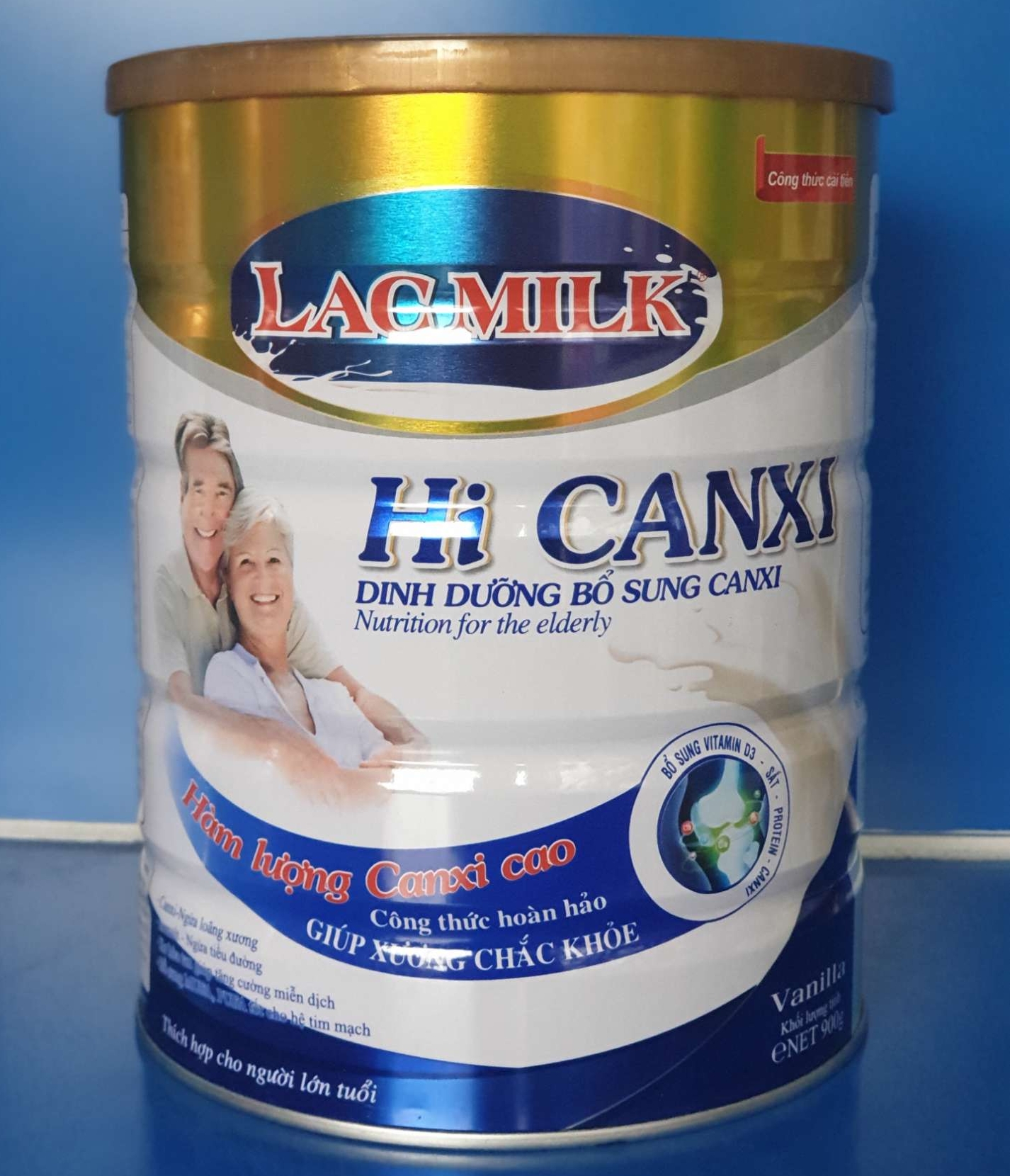 Sữa bột LacMilk Hi Canxi -Bổ sung can xi, phòng ngừa tiểu đường 900g