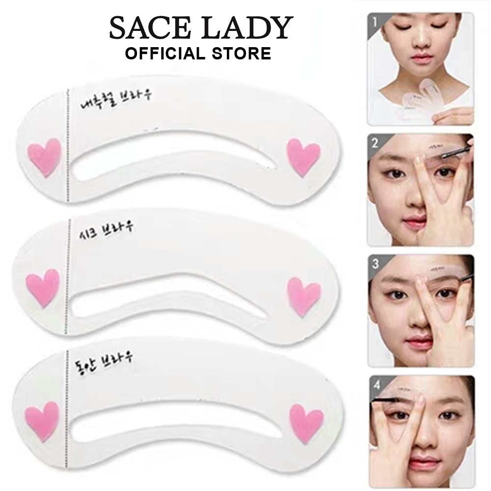Thẻ lông mày SACE LADY dụng cụ trang điểm phụ trợ cho mắt