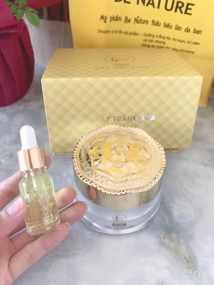 Mask cấy trắng lụa nano collagen (chính hãng)