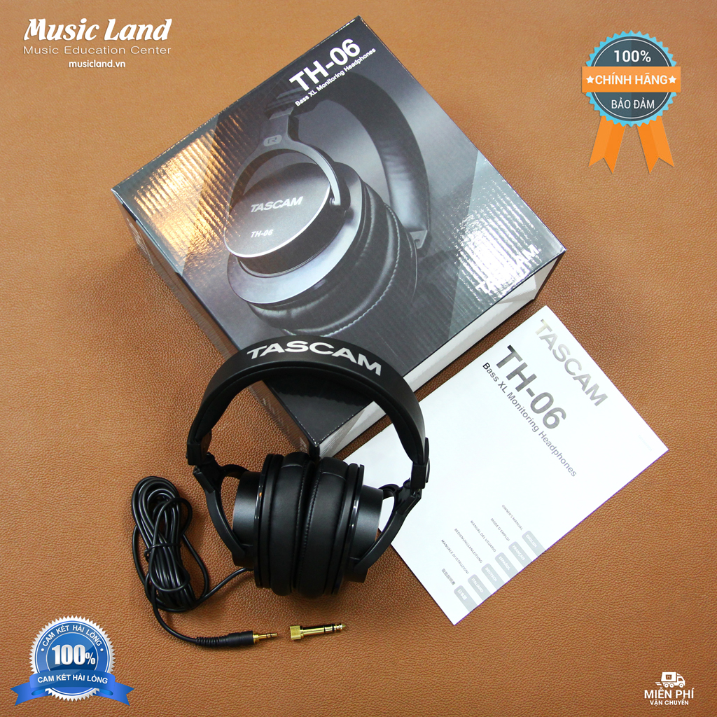 [HCM]Tai Nghe Kiểm Âm TASCAM TH-06 – Chính Hãng